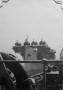 aircraft carrier as seen from HMCS KENOGAMI K125
